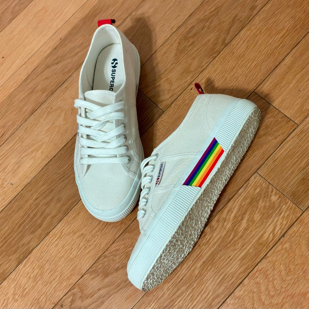 Superga Pride Backstrap Multi Sneakers size 8